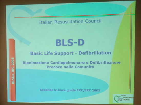 Corso di abilitazione all'utilizzo del defibrillatore