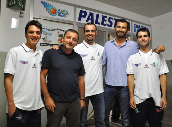 Da sin. Zondini, Gori, Ghetti, Gaiotti e Petrini
