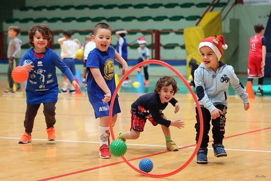 Festa Minibasket di Natale al Villa Romiti